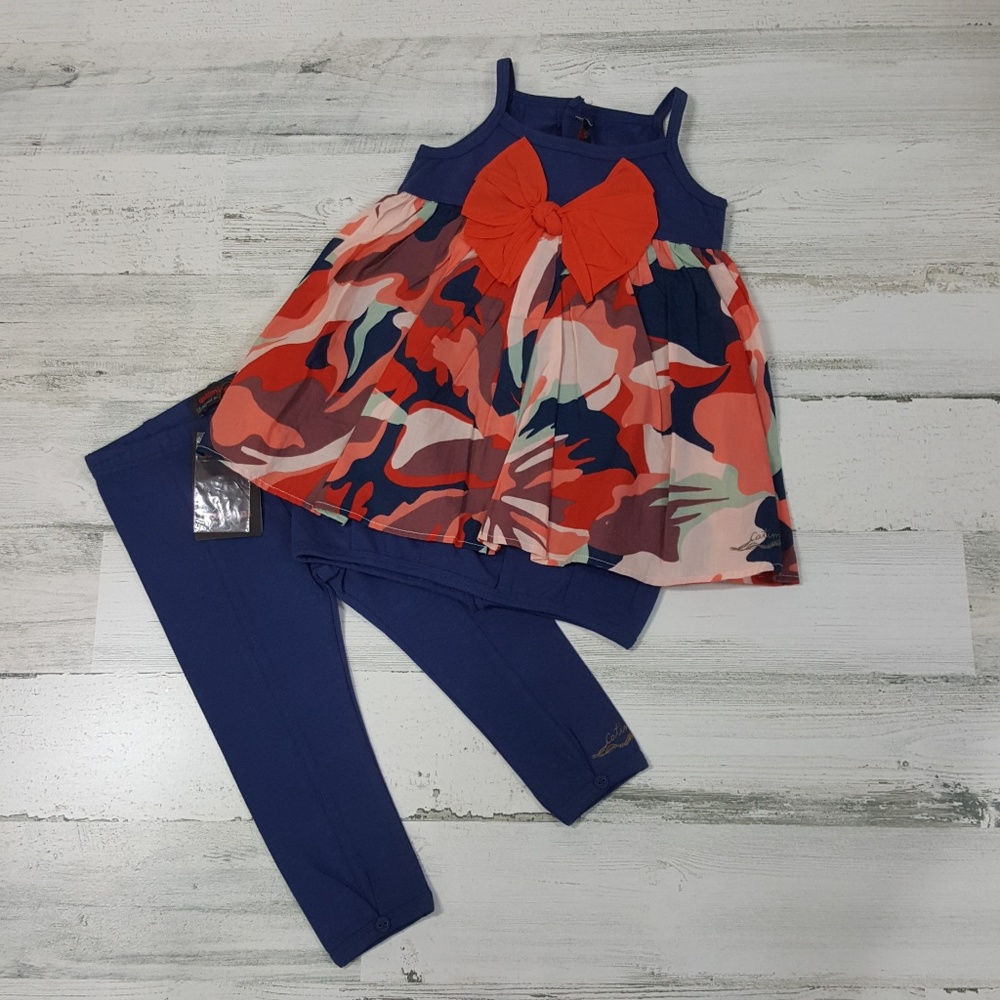 Catimini 2 Piece Legging Set  Size 18 month  New